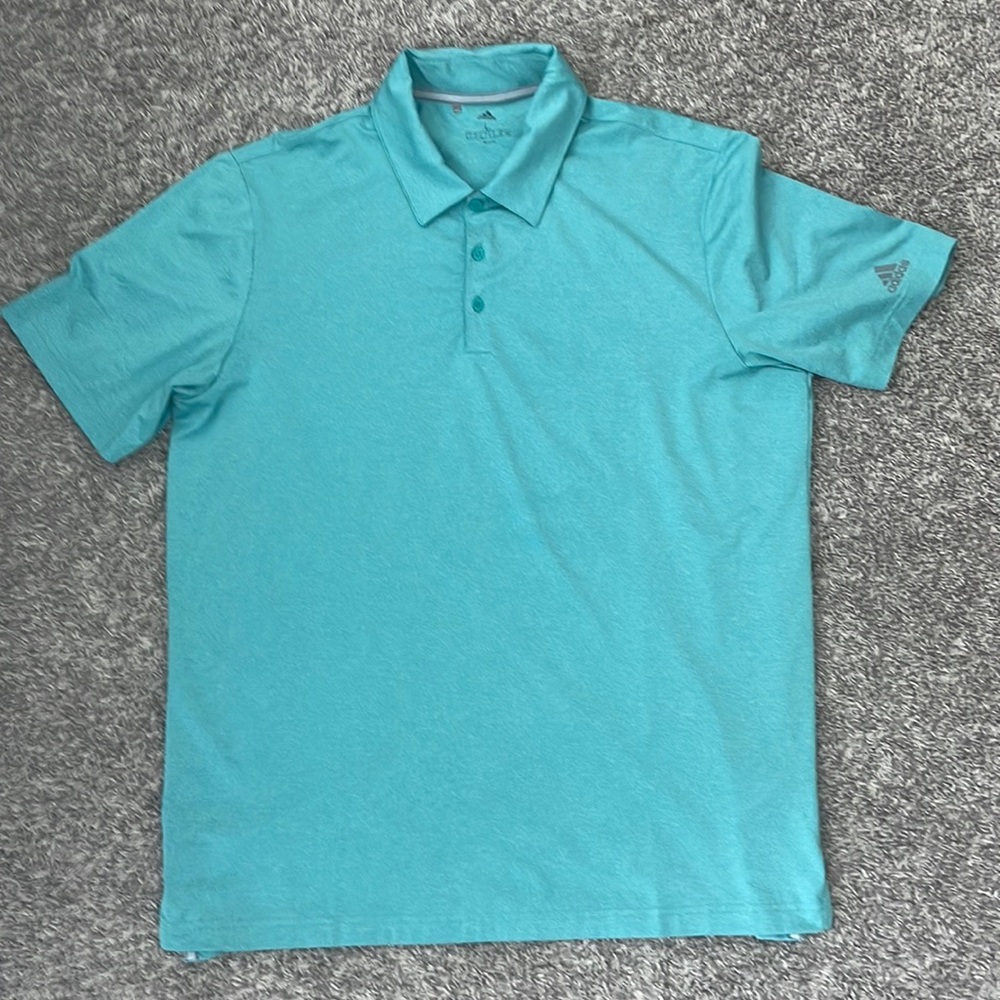 Adidas Performance Polo Teal Large
